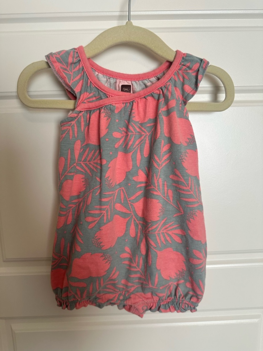 Tea Collection Floral Bubble Romper